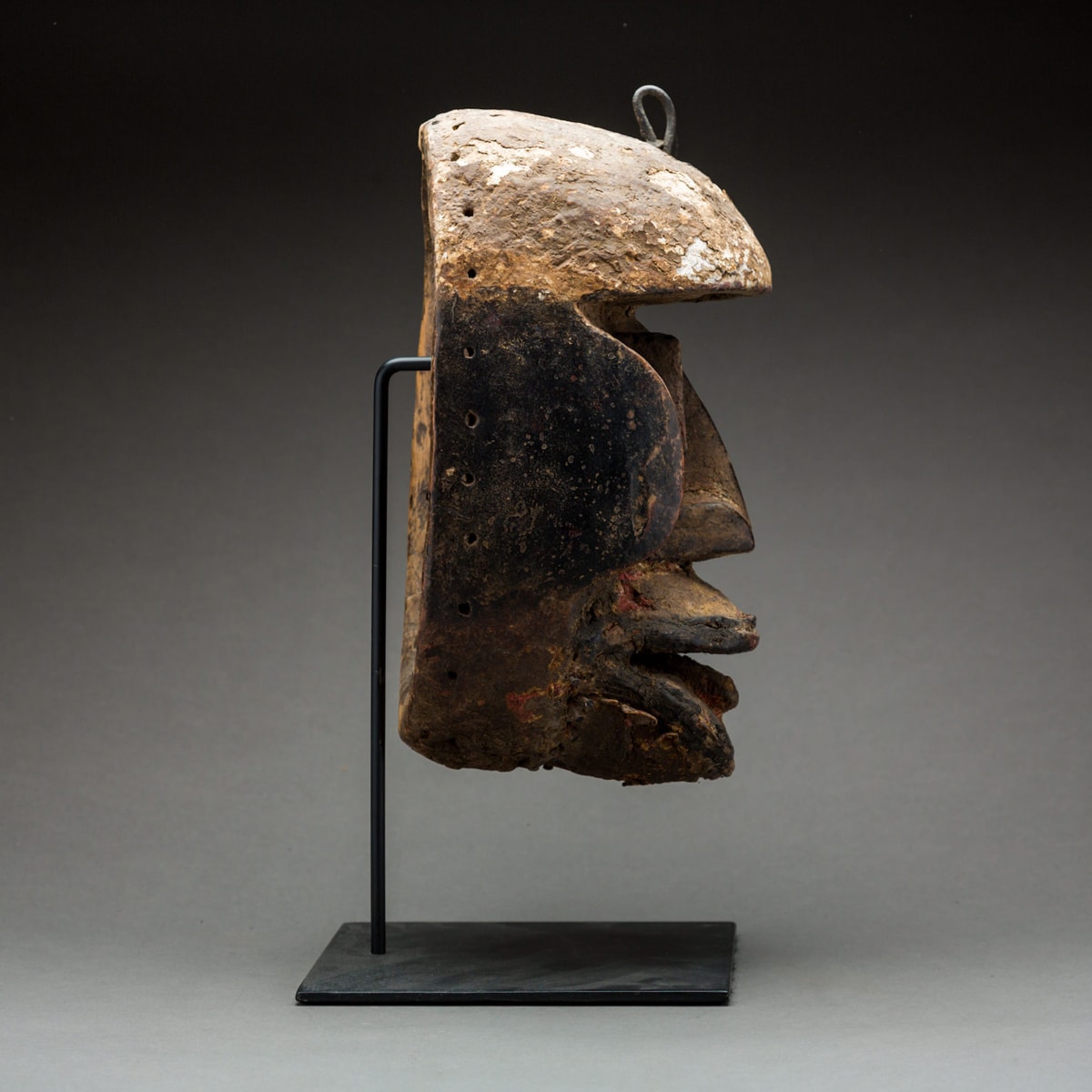 Dan Kran Wooden Polychrome Kaogle Mask, 20th Century CE