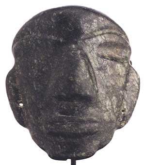 Mayan Jade Head, 500 CE - 900 CE