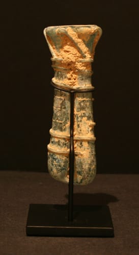 Late Roman Glass Double Tube Cosmetic Vessel, 300 CE - 400 CE
