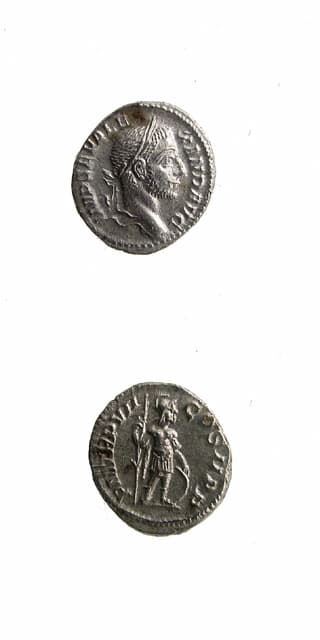 Silver Denarius of Emperor Severus Alexander, 222 CE - 235 CE