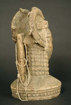 Yoruba Wooden Headcrest of a Woman, 20th Century CE