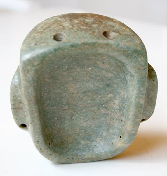 Olmec Jade Maskette, 900 BCE - 600 BCE