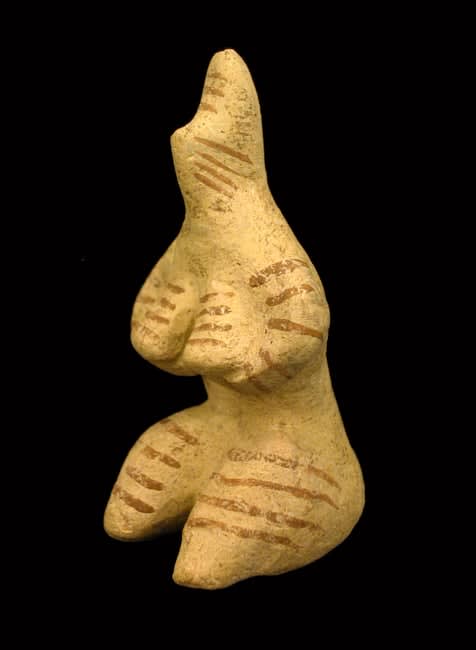 Neolithic Tel Halaf Terracotta Fertility Idol, 5000 BCE - 4000 BCE
