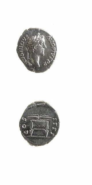 Silver Denarius of Emperor Anoninus Pius, 138 CE - 161 CE