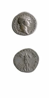 Silver Denarius of Emperor Trajan, 103 CE - 112 CE