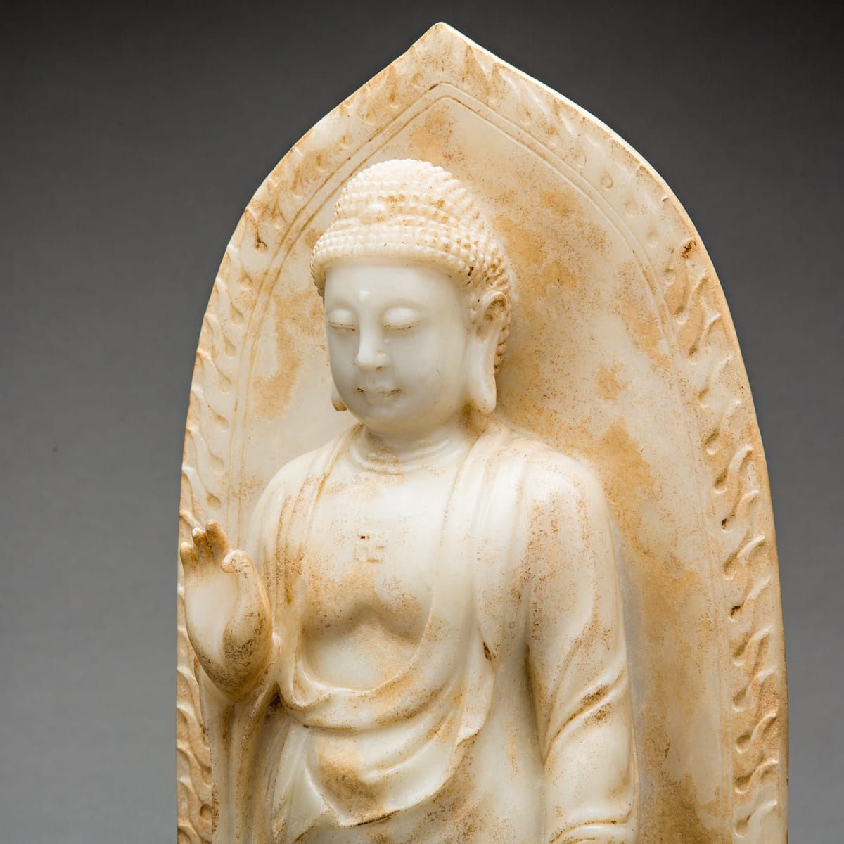 Qing Marble Buddha, 18th Century CE - 19th Century CE