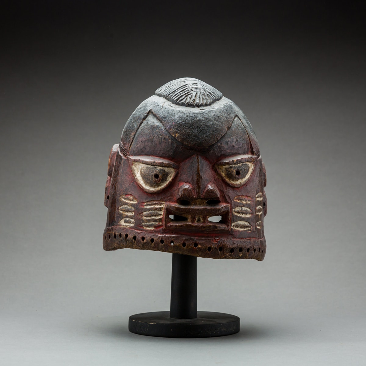 Yoruba Painted Wooden Dance Mask, 20th Century CE