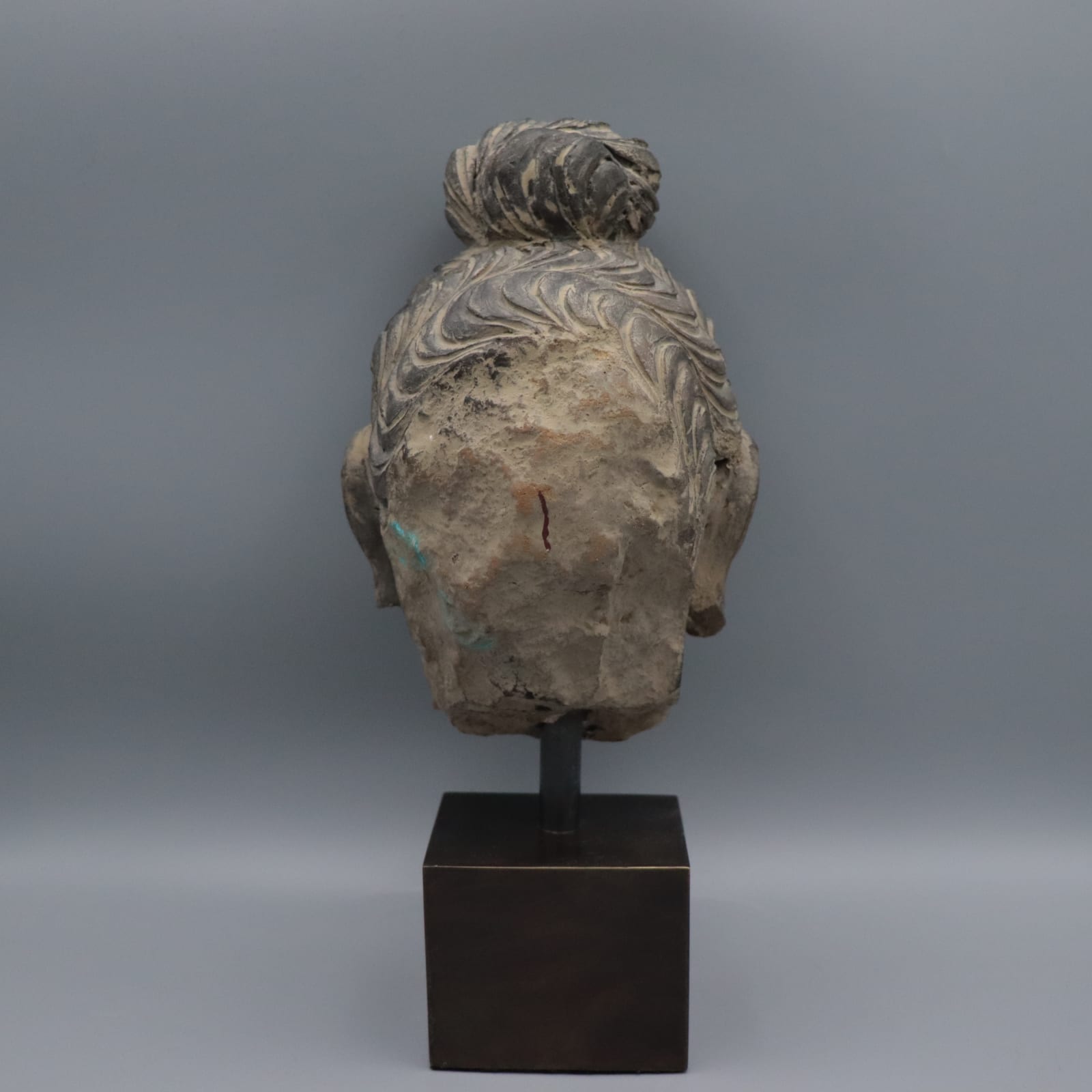 Gandharan Stucco Head of the Buddha, 100 to 300 CE