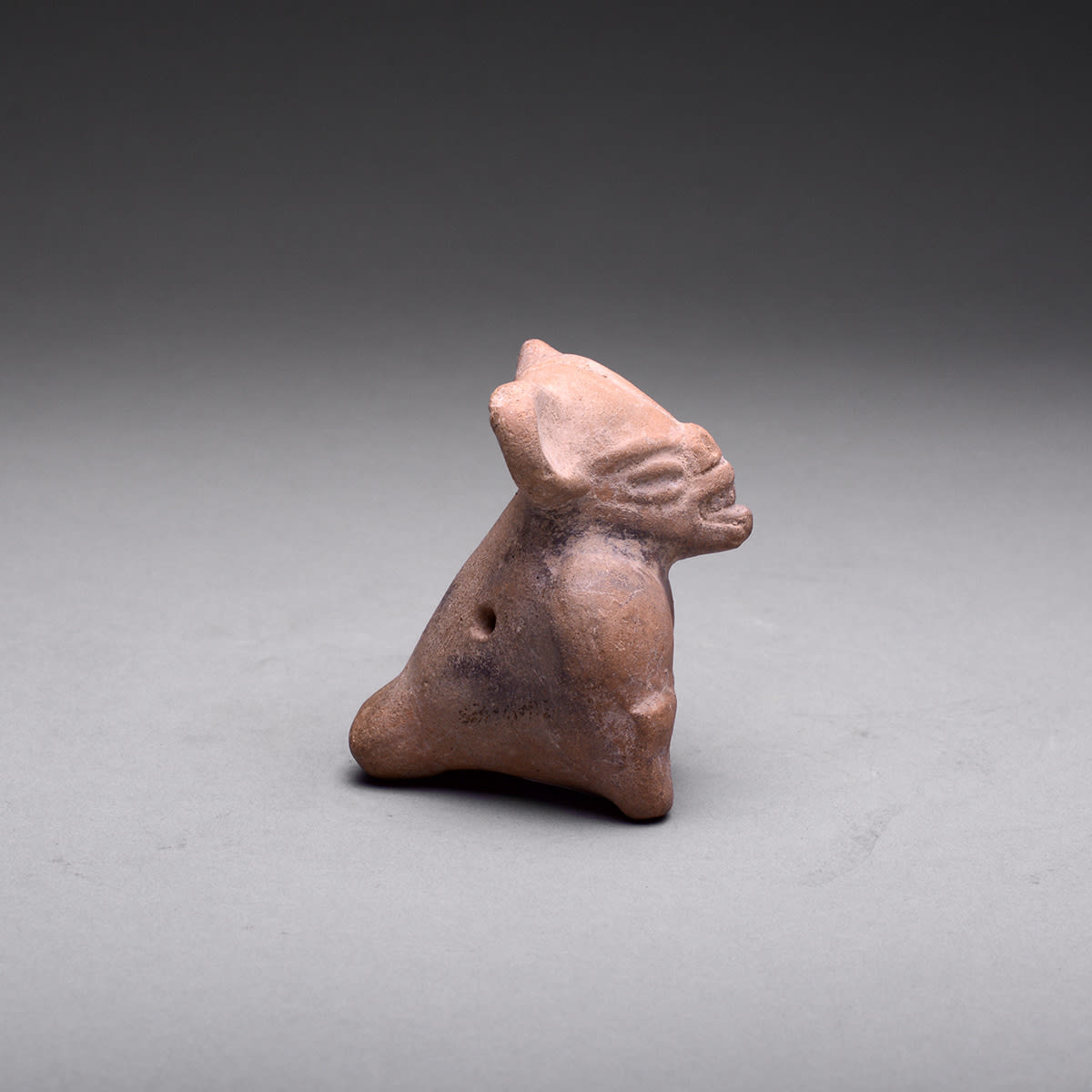 Mayan Terracotta Whistle in the Form of an Animal, 300 CE - 900 CE