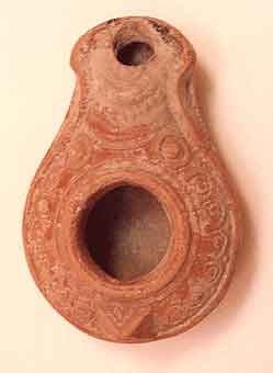 Talmudic Terracotta Oil Lamp, 300 CE - 400 CE