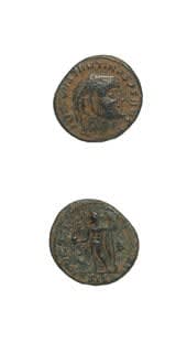 Bronze Follis of Emperor Constantine I the Great, 307 CE - 337 CE