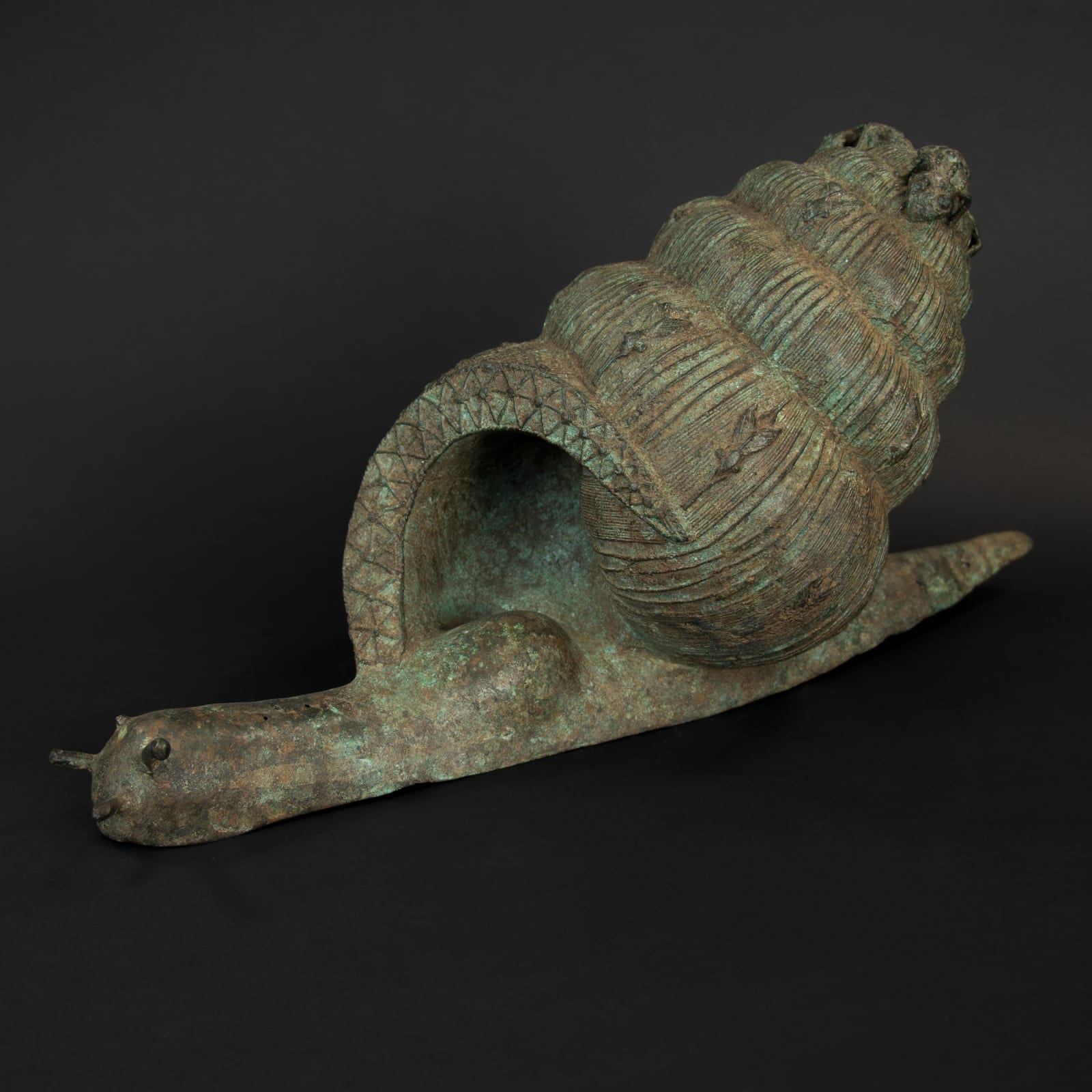 Igbo-Ukwu Bronze Snail, 19th to 20th century AD
