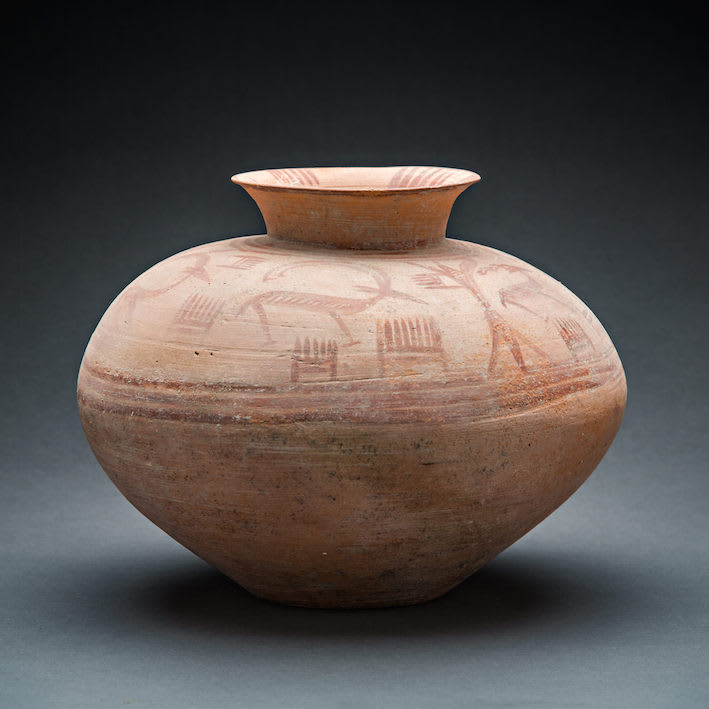 Kulli Slip-painted Terracotta Jar, 2600 BCE - 2000 BCE