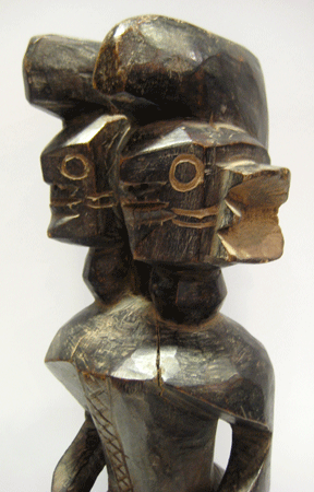 Mumuye Bicephalous Figure, 1850 CE - 1910 CE