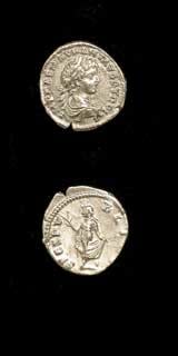Silver Denarius of Emperor Caracalla, 198 CE - 217 CE