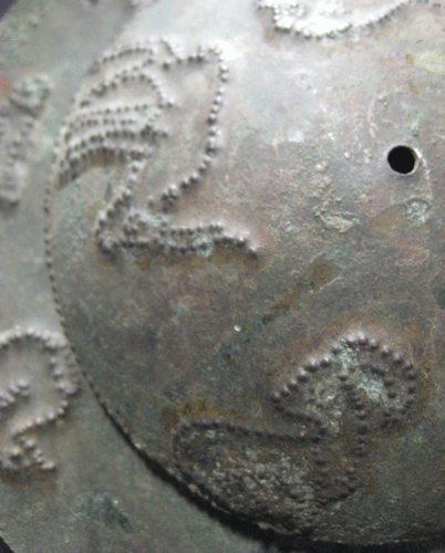 Bronze Roundel with Zoomorphic Motifs, 900 BCE - 600 BCE