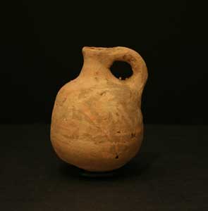 Iron Age Terracotta Juglet, 900 BCE - 700 BCE