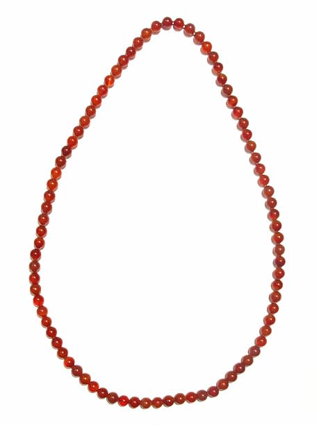 Carnelian Bead Necklace