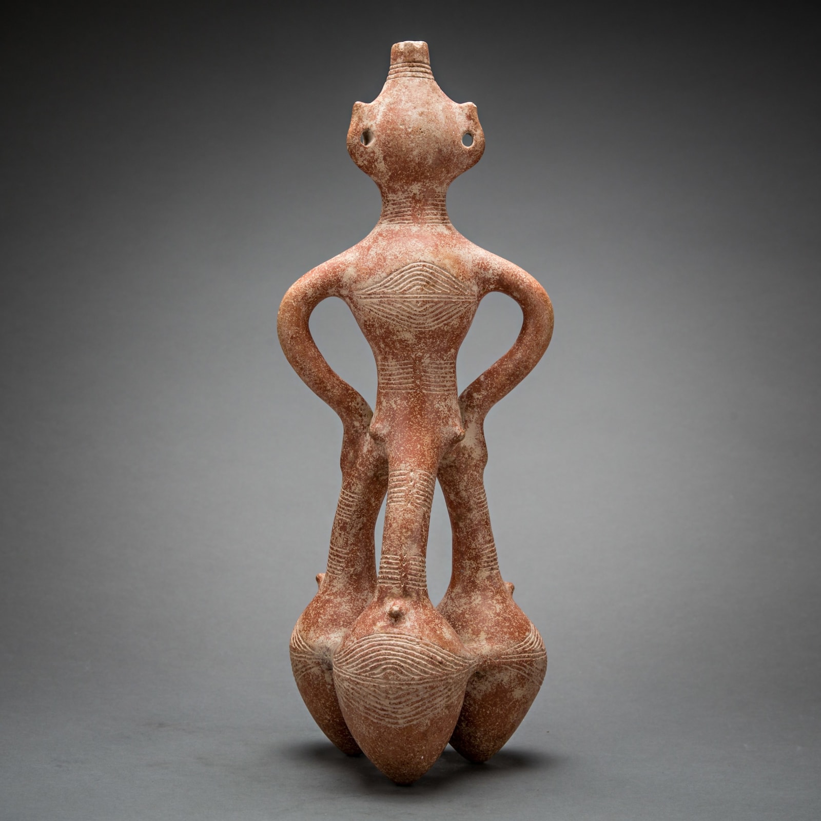 Cypriot Bronze Age Antropomorphic Vessel, 1500 BCE - 900 BCE