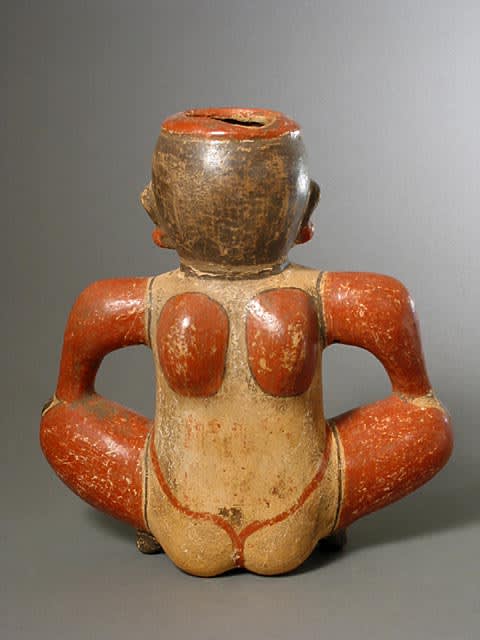 Squatting Female Vessel, 1 CE - 500 CE