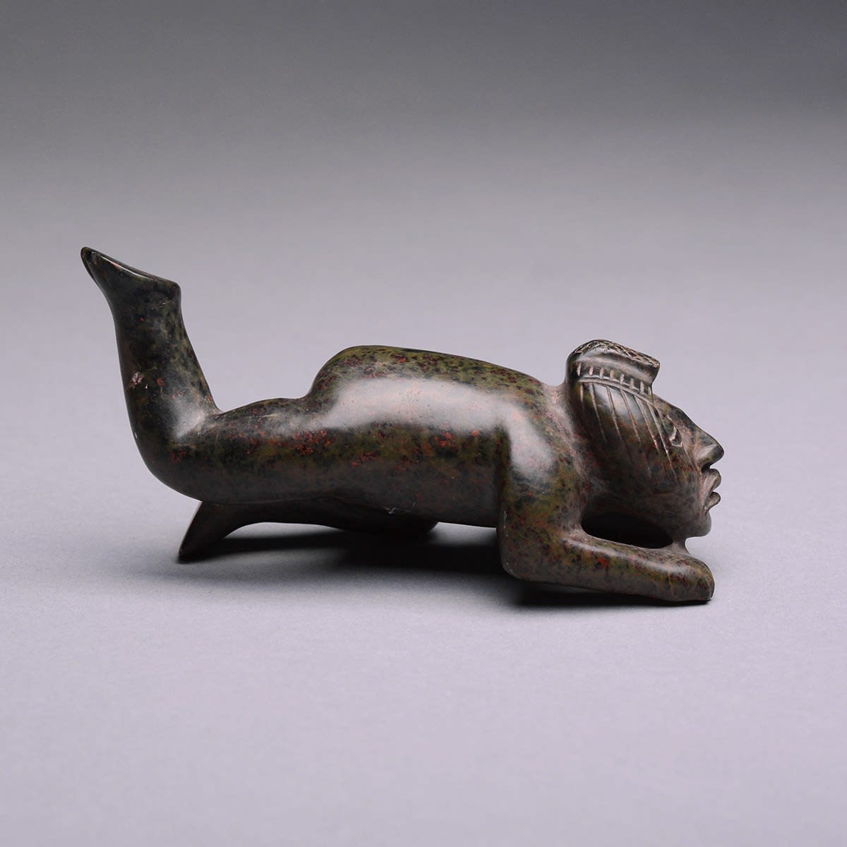 Olmec Style Greenstone Figurine, 20th Century CE