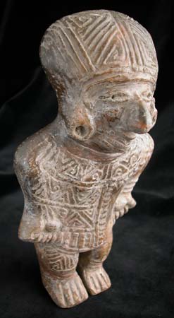 Manteno Sculpture of a Standing Man, 850 CE - 1500 CE