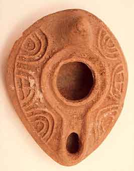 Byzantine Oil Lamp, 400 CE - 600 CE