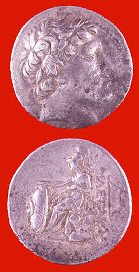 Attalid Silver Tetradrachm Minted Under King Attalos I, 241 BCE - 197 CE