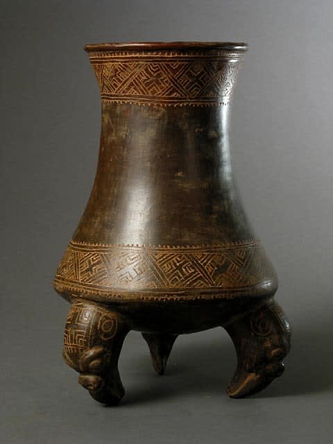 Tripod Vessel, 500 CE - 800 CE