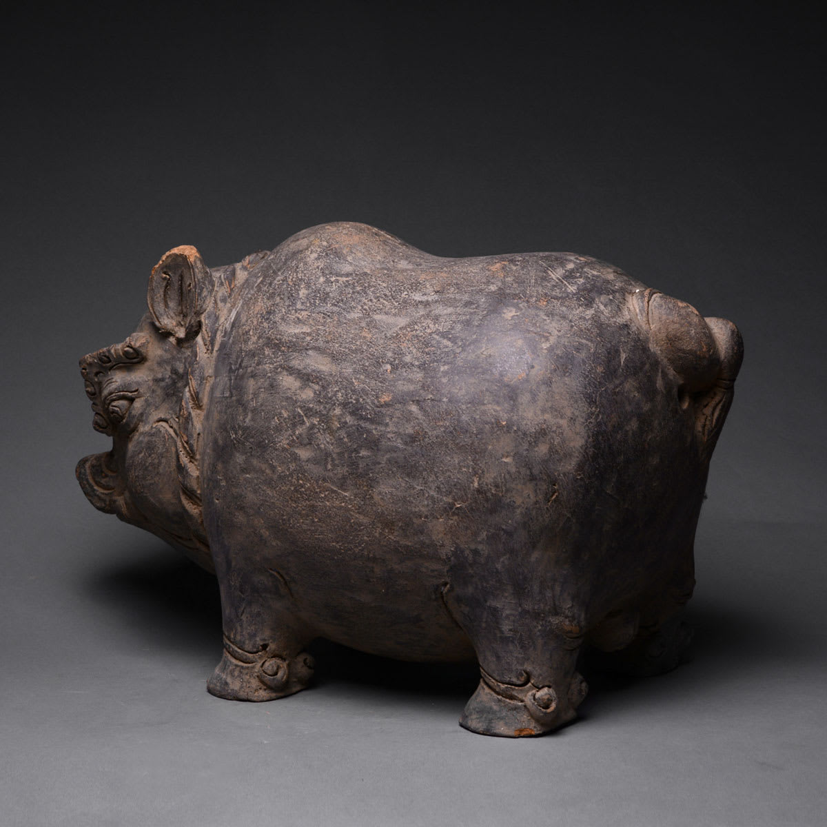 Majapahit Terracotta “Piggy Bank”, 14th Century AD to 15th Century AD