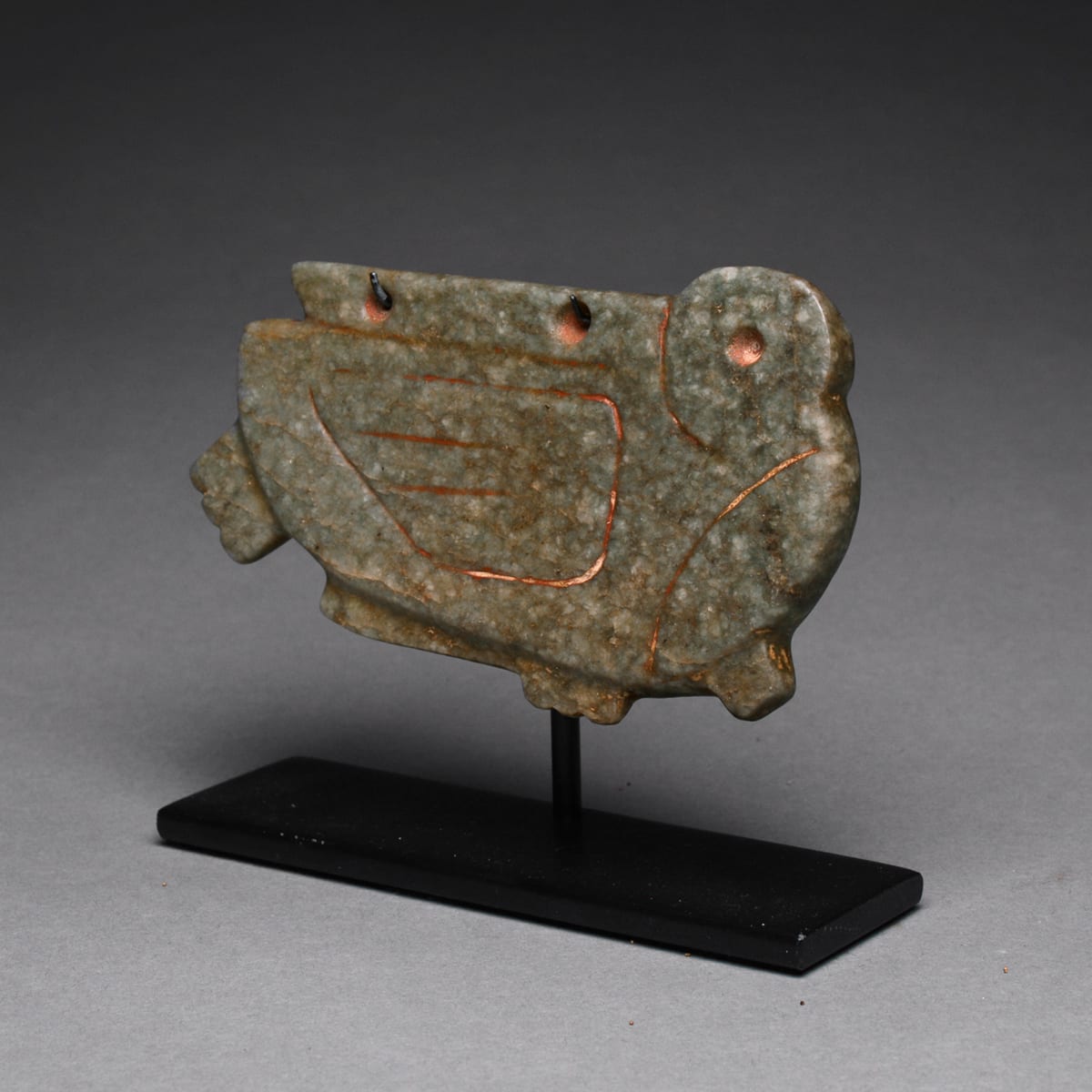 Olmec Jade Avian Pectoral, 1200 BCE - 900 BCE