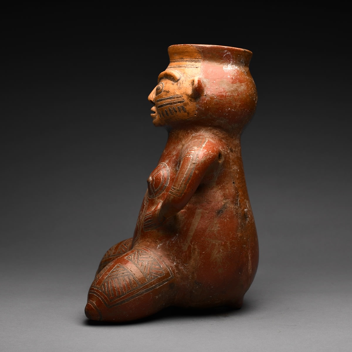 Human Effigy Vessel, 1 CE - 300 CE