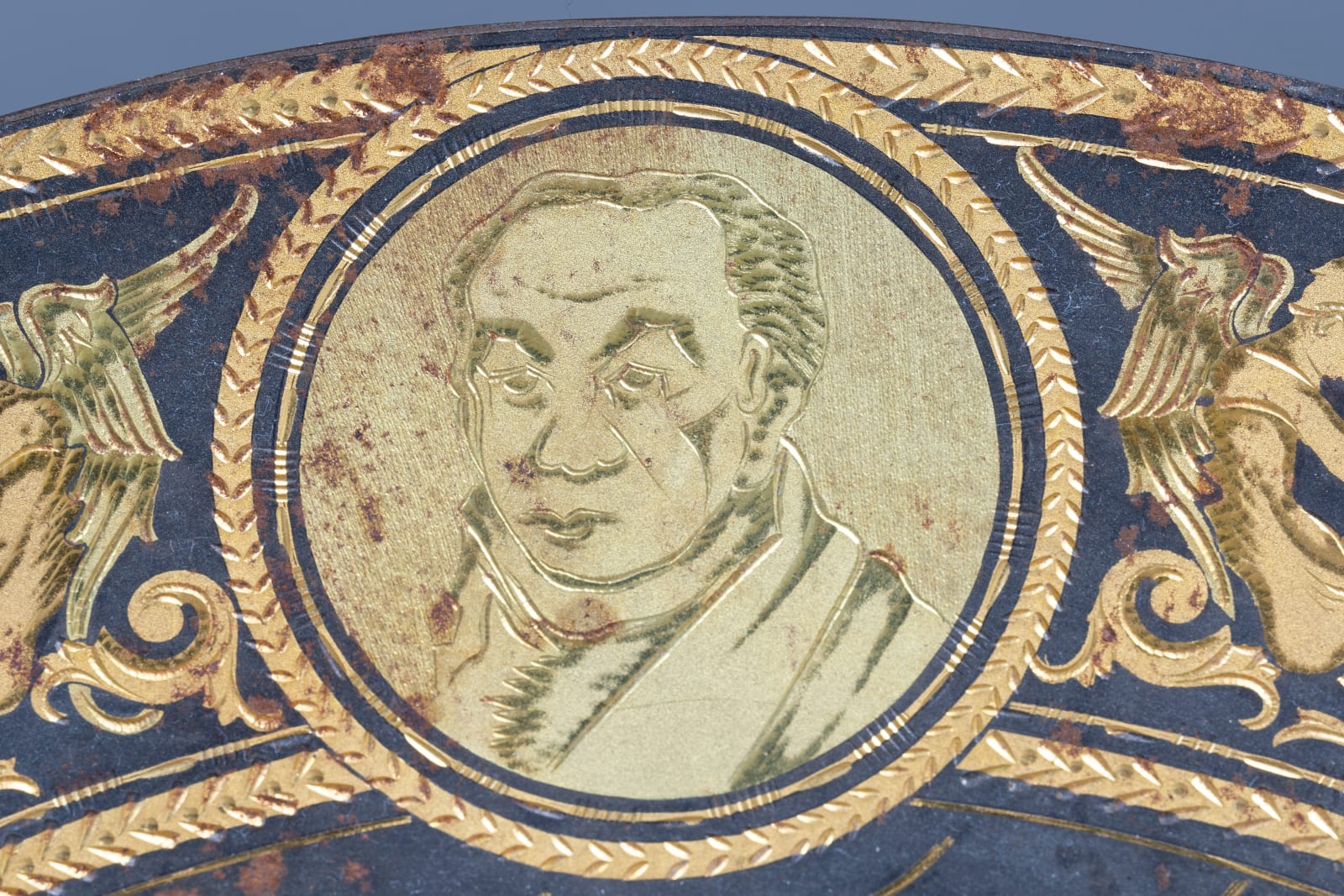 Toledo workshop damascened plate, 19th Century CE