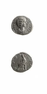 Silver Denarius of Empress Julia Domna, 196 CE - 211 CE