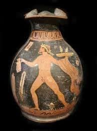 Apulian Red-Figure Oinochoe, 400 BCE - 300 BCE