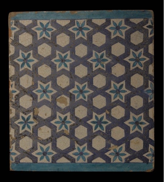 Islamic Glazed Tile, 17th Century CE - 19th Century CE