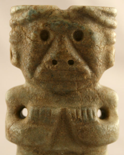 Costa Rican Jade Sculpture of a Standing Man, 100 CE - 500 CE