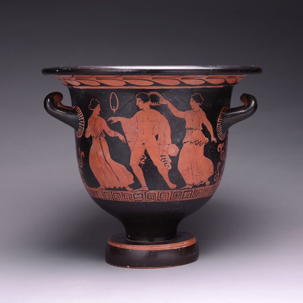 Apulian Red-Figured Bell Krater, 400 BC - 300 BC