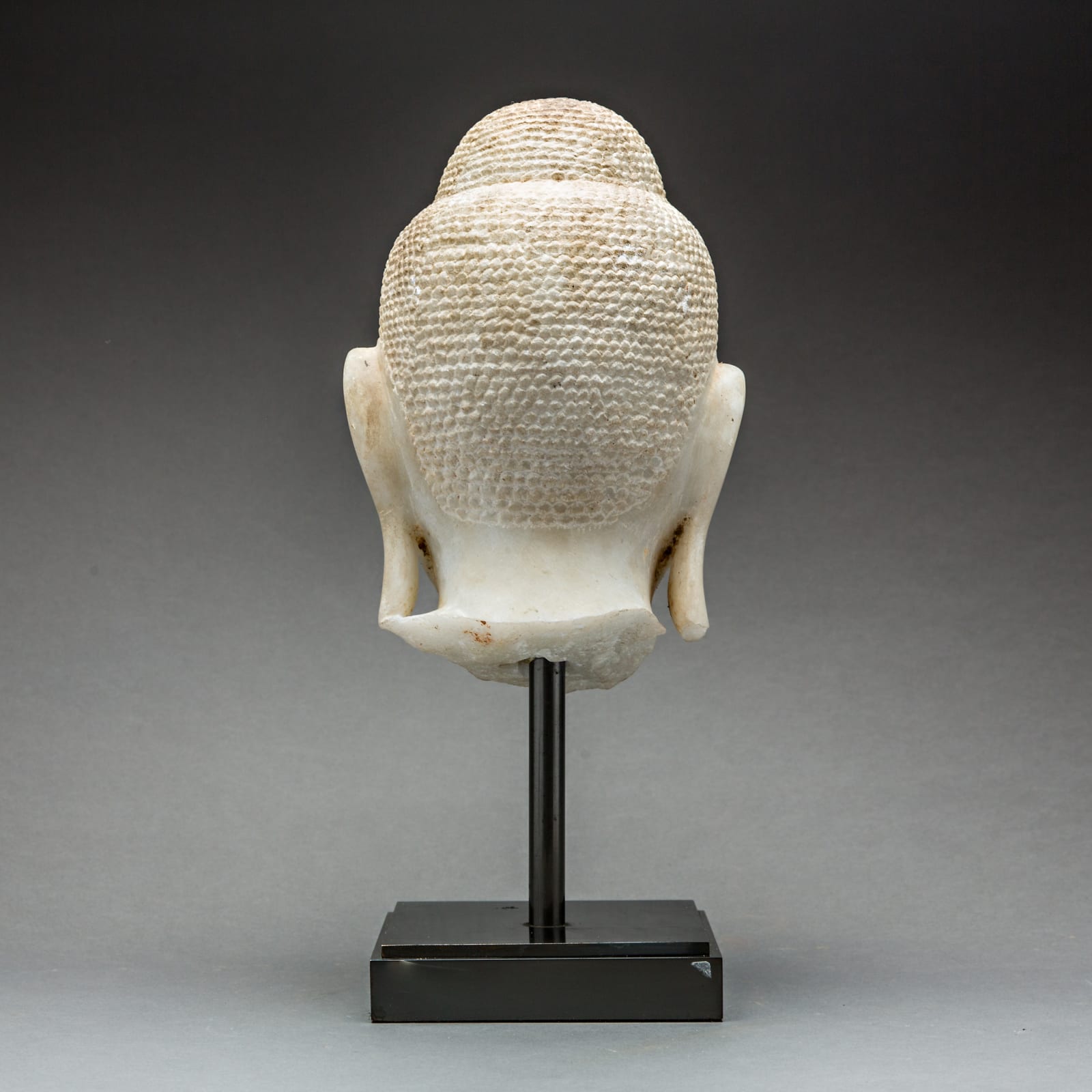 Shan Marble Buddha Head, 1700 CE - 1800 CE