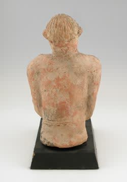 Djenne Sculpture of a Kneeling Man, 1200 CE - 1400 CE