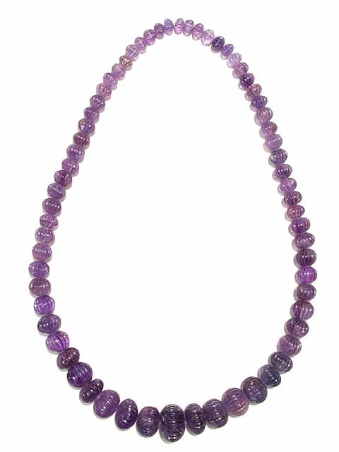 Amethyst Bead Necklace