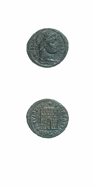 Bronze Coin of Emperor Constantine I the Great, 307 CE - 337 CE