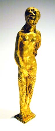 Roman Gold Sculpture of Venus, 1st Century CE - 3rd Century CE