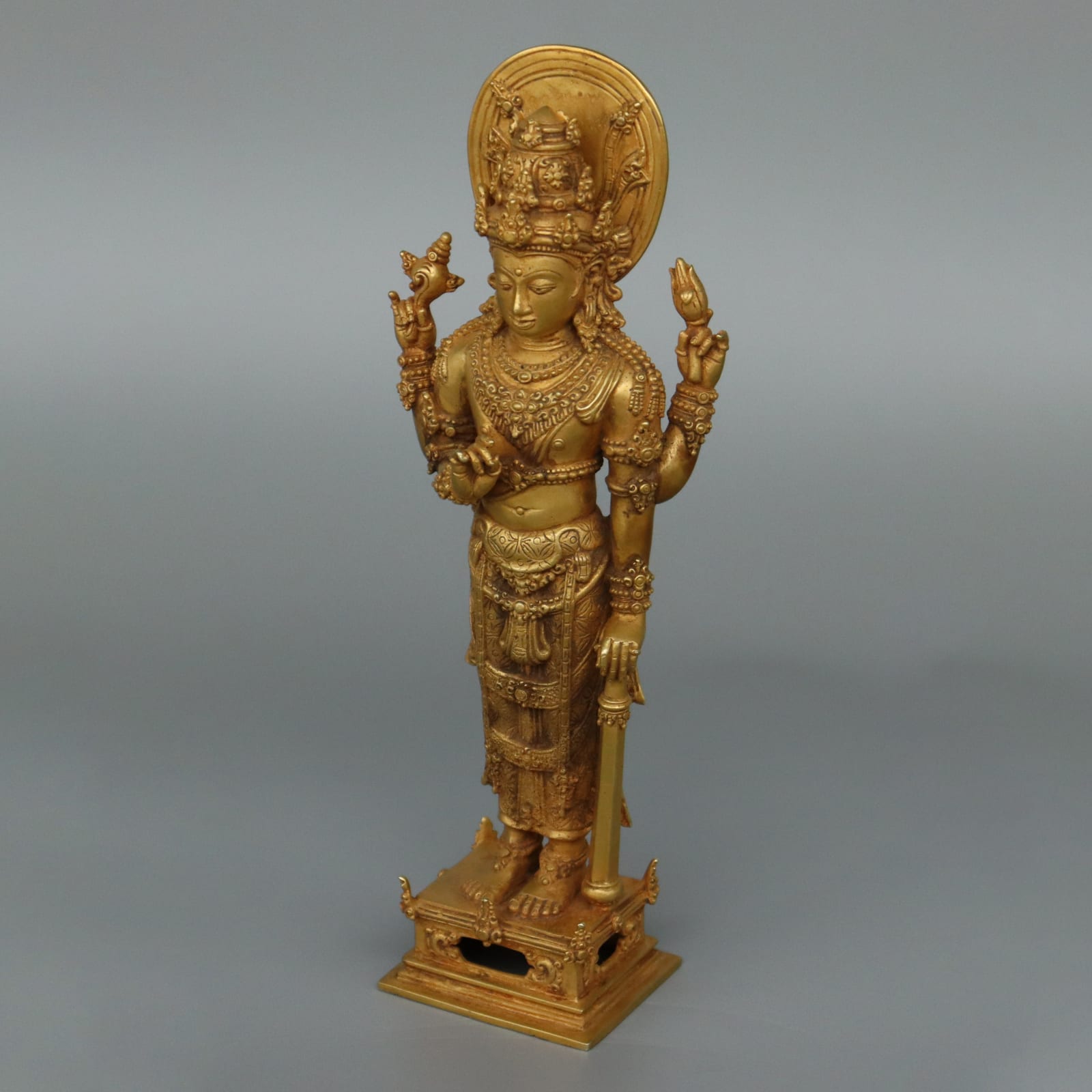 Balinese Gold Figure of Vishnu, 900 CE - 1300 CE
