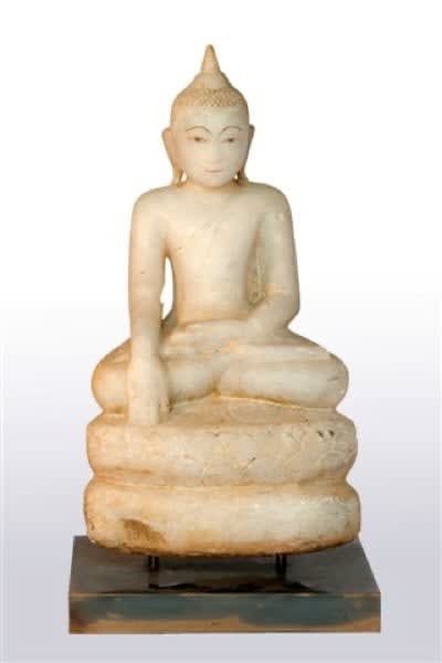 Shan Statue of Seated Buddha, 18th Century CE