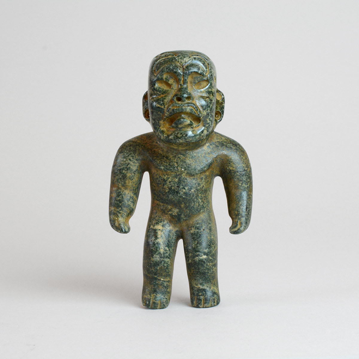 Olmec Jade Figure, 1200 BCE - 600 BCE