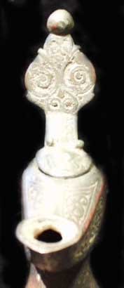 Superb, Seljuk Ewer with Oil-Lamp Spout, 11th Century CE - 12th Century CE