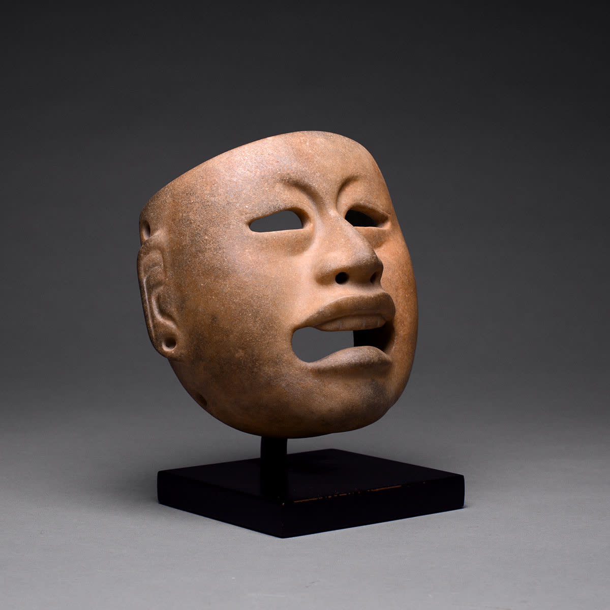 Olmec Jadite Mask, 1200 BCE - 500 BCE