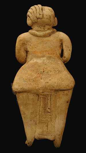 Mayan Sculpture Of A Standing Woman, 300 CE - 600 CE