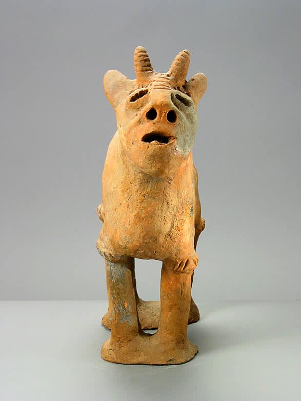 African Art / Dakakari Terracotta Sculpture of a Goat, 18th Century CE - 20th Century CE